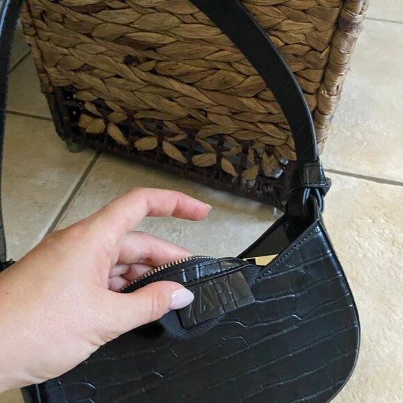 ZARA Knotted Shoulder Bag - Picture 5 of 9